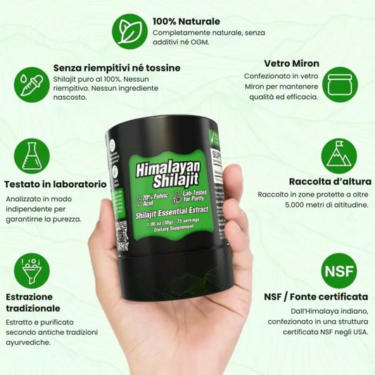 Shilajit Estratto Essenziale