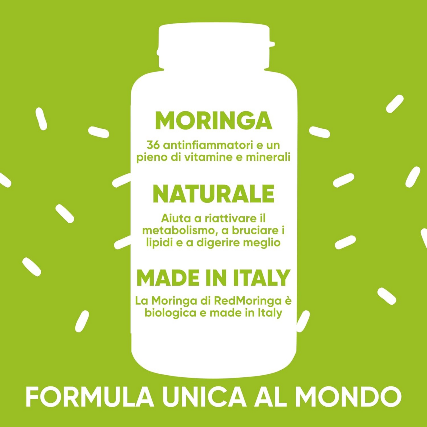 Moringa Oleifera BIO Organic - Integratore in capsule